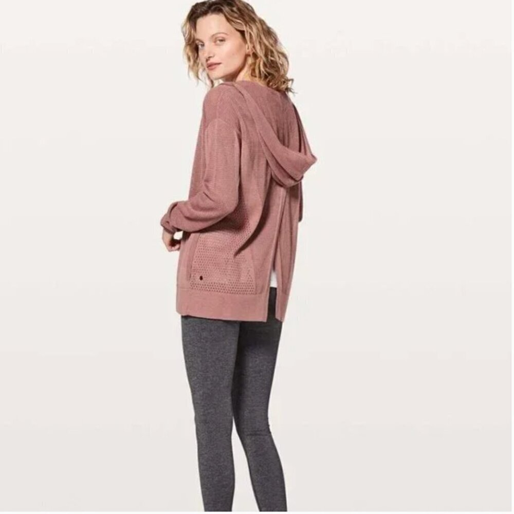 Lululemon Still Movement Wrap- Heathered Quicksand